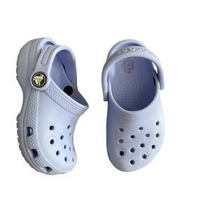 Crocs Purple Blue Sandals Shoes Clogs Footwear Youth Kids Watershoes Casual Girl